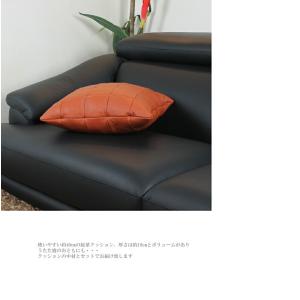 総革 厚革1.5mm厚 クッション 本革 正方...の詳細画像3