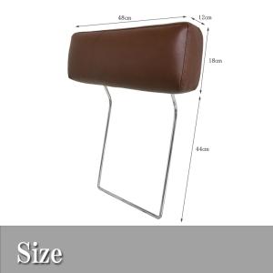 ヘッドレスト 本革 本皮 レザー 布 ファブリ...の詳細画像2