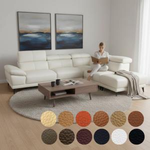 ソファー 本革 イタリアンレザー 幅210cm 3点セット 9人掛け 完成品