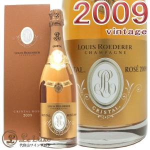2009 クリスタル ロゼ ヴィンテージ ルイ ロデレール ギフト ボックス シャンパン ROSE 辛口 750ml Louis Roederer Cristal vintage Rose Gift Box｜leluxewine