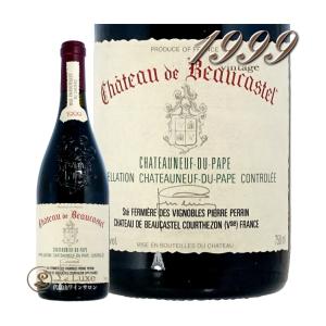 1999 シャトー ド ボーカステル シャトーヌフ デュ パプ ルージュ ドメーヌ ぺラン 赤ワイン 辛口 750ml Chateau de Beaucastel Chateauneuf du Pape Rouge Fami｜leluxewine