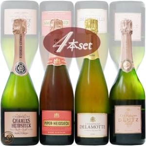 シャンパーニュ メゾン ロゼ ROSE お勧め 4本SET！ champagne 家飲み 飲み比べ｜leluxewine