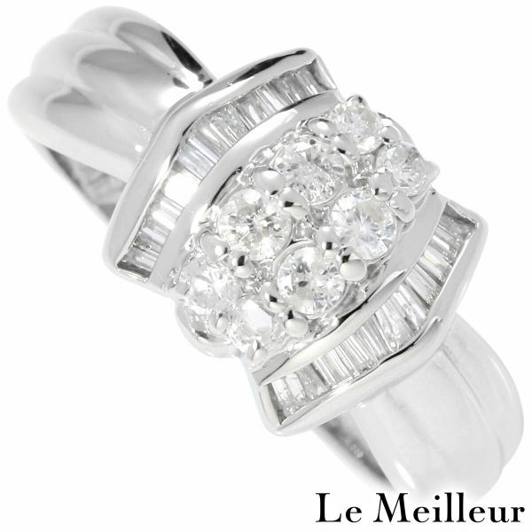 リング 指輪 ダイヤモンド 0.52ct プラチナ Pt900 13号 中古 返品OK【RE-PRI...