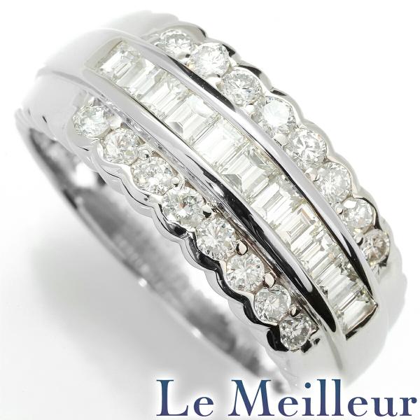 リング SIクラス 指輪 ダイヤモンド 1.00ct プラチナ Pt900 13.5号 中古 返品O...