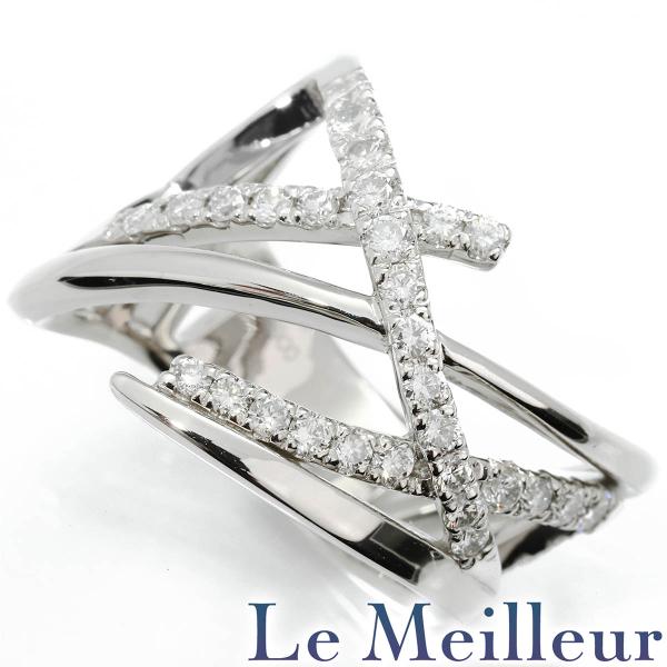 リング SIクラス 指輪 ダイヤモンド 0.83ct プラチナ Pt900 14号 中古 返品OK【...