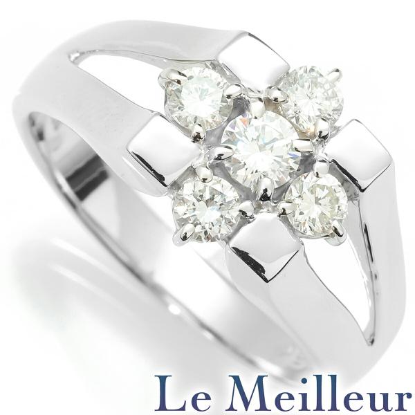 リング VSクラス 指輪 ダイヤモンド 0.50ct プラチナ Pt900 13号 中古 返品OK【...