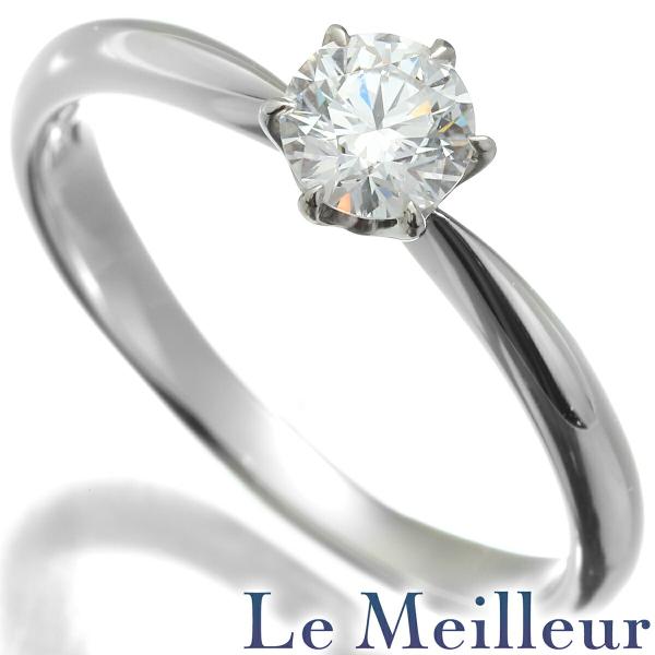 ダイヤ 0.388ct Dカラー VVS2 EXCELLENT プラチナ Pt1000 リング 12...