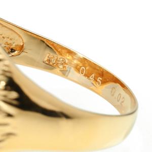 ネフライトキャッツアイ 0.45ct ダイヤモ...の詳細画像3