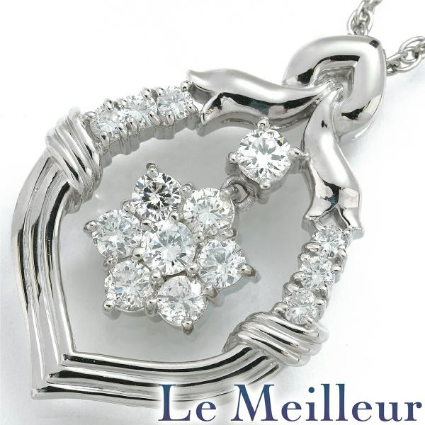 ペンダントネックレス ダイヤモンド 1.01ct Pt900 中古 返品OK【RE-PRICE】
