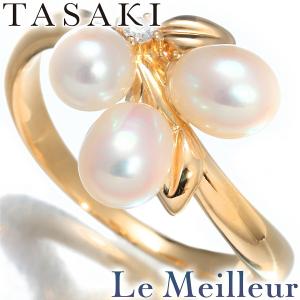 MIKIMOTO（ミキモト） パールリング 真珠 イエローゴールド K18YG 11号
