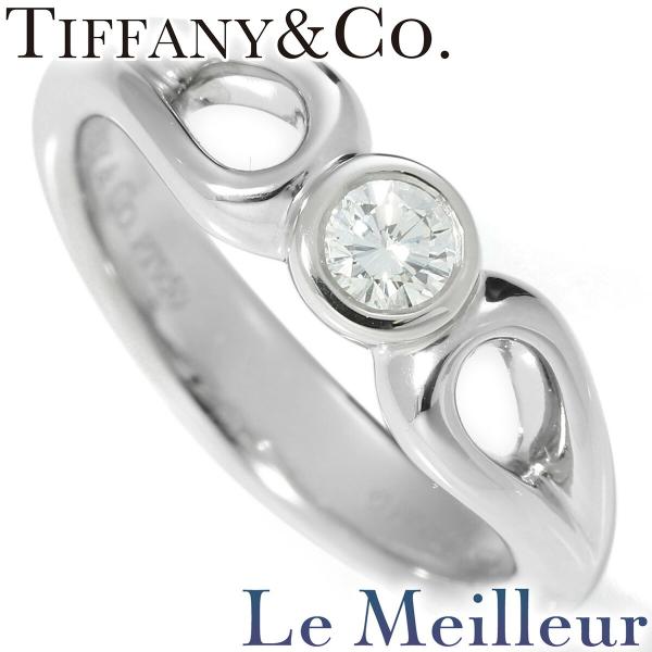 ティファニー TIFFANY&amp;Co. エルサ・ペレッティ ティアドロップ リング ダイヤモンド プラ...