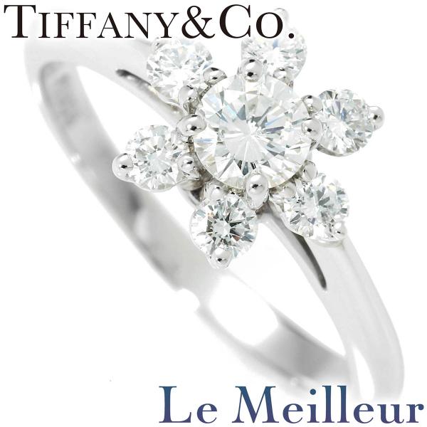 ティファニー バターカップ リング 指輪 ダイヤモンド Pt950 5号 中古 返品OK【RE-PR...