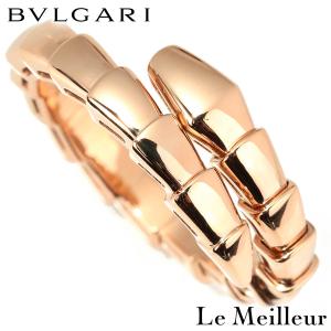 ブルガリ BVLGARI セルペンティ ヴァイパー リング ピンクゴールド K18PG 16号 指輪 新品仕上済 中古 返品OK