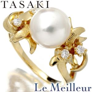 TASAKI（タサキ） パールリング 指輪 淡水真珠 ダイヤモンド イエロー
