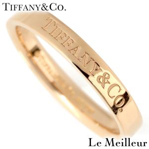 ティファニー TIFFANY&Co. T&CO. バンドリング ピンクゴールド K18PG 12.5号 指輪 新品仕上済 中古 返品OK