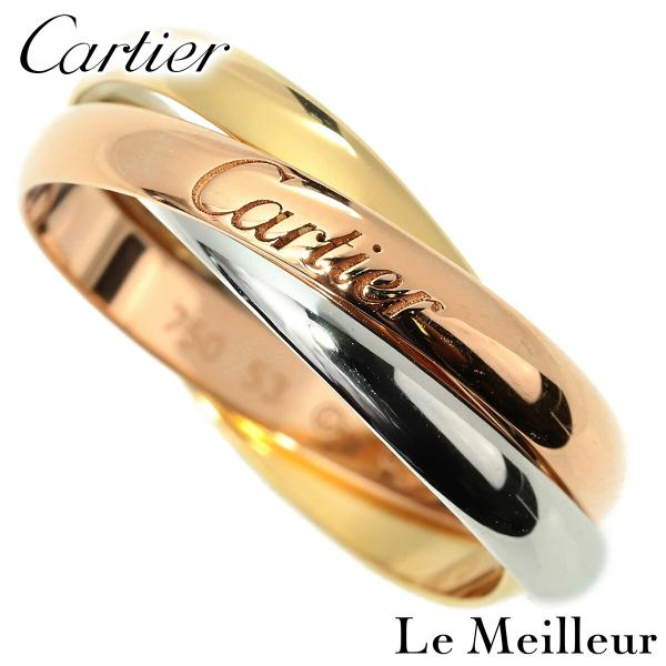 カルティエ Cartier トリニティ リング イエローゴールド K18YG 13号 指輪  新品仕...