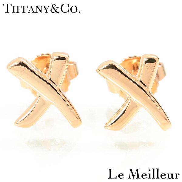 ティファニー TIFFANY&amp;Co. パロマ・ピカソ X ピアス ピンクゴールド K18PG  新品...