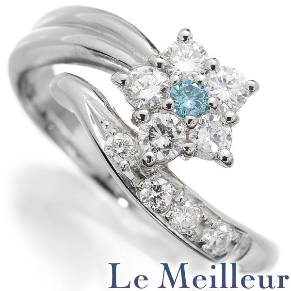 スターデザイン リング 指輪 ダイヤモンド 0.51ct Pt900 12号 新品 未使用【RE-P...