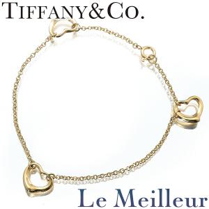 ティファニー エルサ・ペレッティ オープンハート ブレスレット 750 TIFFANY&Co. 中古 プレラブド 返品OK