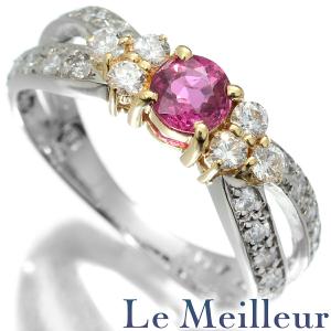 ルビー 0.43ct ダイヤモンド 0.6ct プラチナ Pt900 リング 12号 指輪 新品仕上済 中古 返品OK RE-PRICE