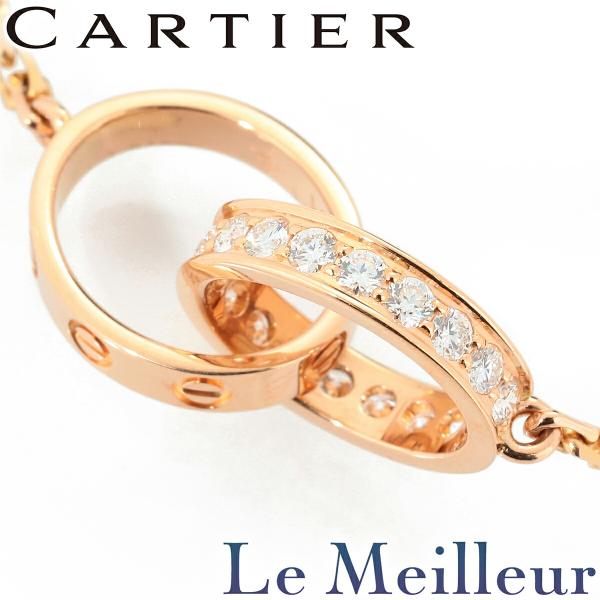 カルティエ Cartier ベビーラブ ネックレス ダイヤモンド ピンクゴールド K18PG  新品...