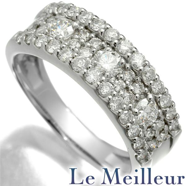 リング 指輪 ダイヤモンド 1ct Pt900 11号 中古 返品OK【RE-PRICE】