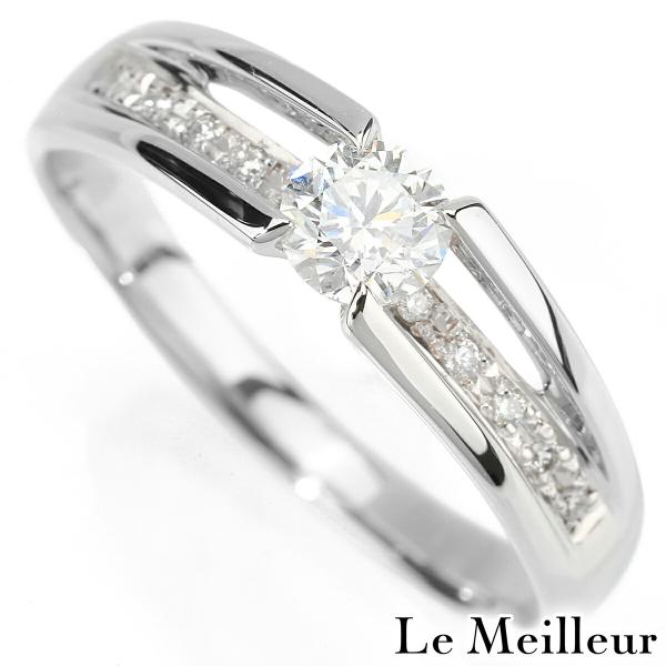 リング VERY GOOD SI-2クラス Fカラー 指輪 ダイヤモンド 0.3ct プラチナ Pt...