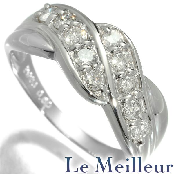 リング 指輪 ダイヤモンド 0.50ct Pt900 12号 中古 返品OK【RE-PRICE】