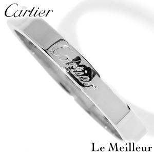 カルティエ Cartier C ドゥ カルティ ウェディングリング プラチナ Pt950 21号 指輪 新品仕上済 中古 返品OK RE-PRICE