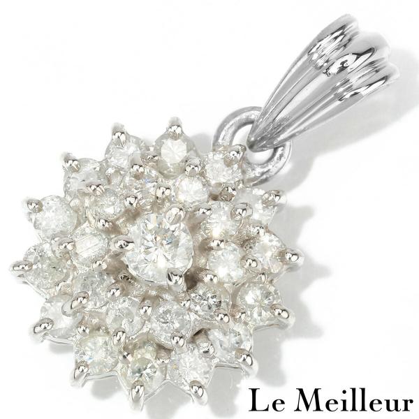 ペンダントトップ ダイヤモンド 0.5ct プラチナ Pt900 中古 返品OK RE-PRICE