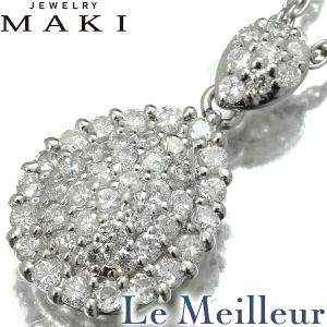 ジュエリーマキ パールリング アコヤ真珠 9.0mm ダイヤモンド 0.36ct