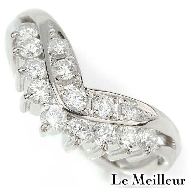 リング 指輪 ダイヤモンド 0.72ct プラチナ Pt900 13号 中古 返品OK【RE-PRI...