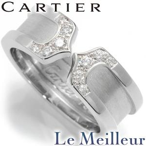 Cartier カルティエ 2C ブークルセ ダイヤリング 指輪 K18KG Cartier カルティエ 2C ブークルセ ダイヤリング 指輪 K18KG