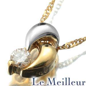 ジュエリーマキ ハートネックレス K18 ホワイトゴールド lemeilleur_lev2370