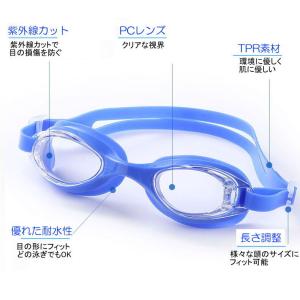 スイムゴーグル スイミングゴーグル 大人 水泳...の詳細画像2