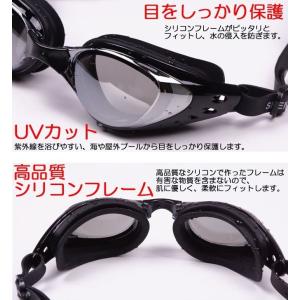 ゴーグル ミラーゴーグル スイムゴーグル スイ...の詳細画像3