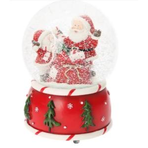 スノードーム・オルゴール サンタ・スノーマン