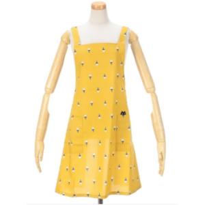 俣野温子マタノアツコ どんぐり帽子エプロン イエロー