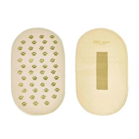 RKLwan 犬用ラグマット レモンイエロー