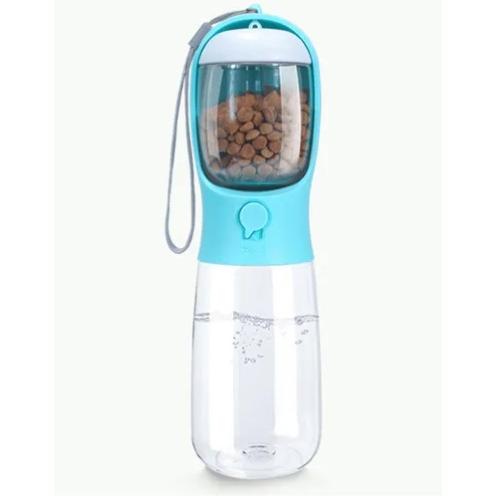 ポータブルトリーツ＆ウォーターボトル550ml スカイブルー