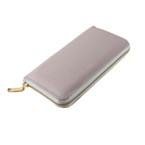 ラウンドファスナー長財布 ラベンダー 全国送料600円