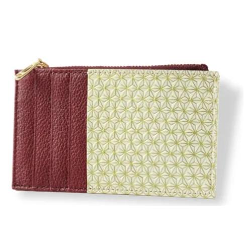 浅草文庫 金彩麻の葉フラグメントケース ワイン