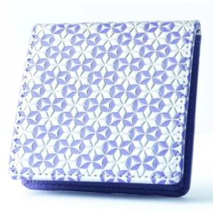 浅草文庫 いろどり柄 小銭入れ パープル