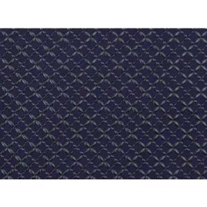 印傳屋 印伝 2516 名刺入 紺地／黒漆 七宝繋ぎ 全国送料430円