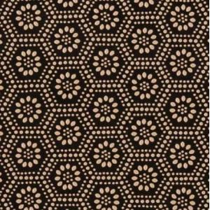 印傳屋 印伝 2516 名刺入 黒地／白漆 亀甲 全国送料430円