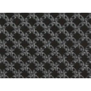 印傳屋 印伝 2526 名刺入 黒地／黒漆 輪繋ぎ小 全国送料430円