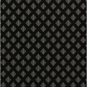 印傳屋 印伝 4604 ペンケース 黒地／グレー漆 若松菱 全国送料430円