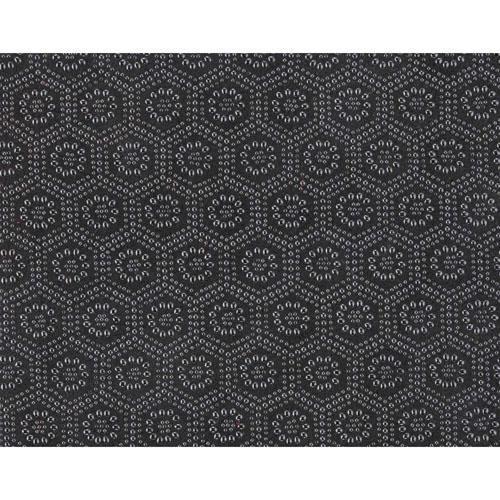 印傳屋 印伝 2504 免許証ケース 黒地／黒漆 亀甲 全国送料430円