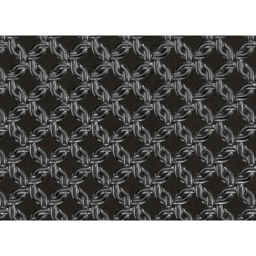 印傳屋 印伝 2504 免許証ケース 黒地／黒漆 輪繋ぎ小 全国送料430円