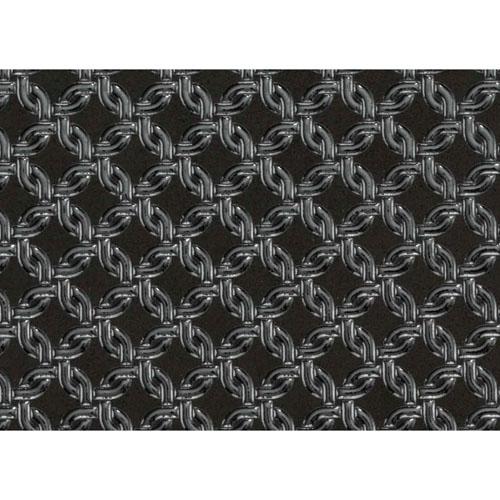 印傳屋 印伝 4608 ペンケース 黒地／黒漆 全国送料430円